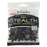 Alternate View 3 of Stealth Golf Cleats &#40;Pins&#41; - Black/Grey