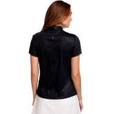 Alternate View 1 of Sassy Collection: Croc Embossed Short Sleeve Top