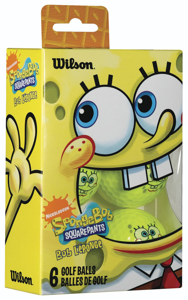Wilson SpongeBob Junior 6 Ball Pack Golf Balls PGA TOUR Superstore