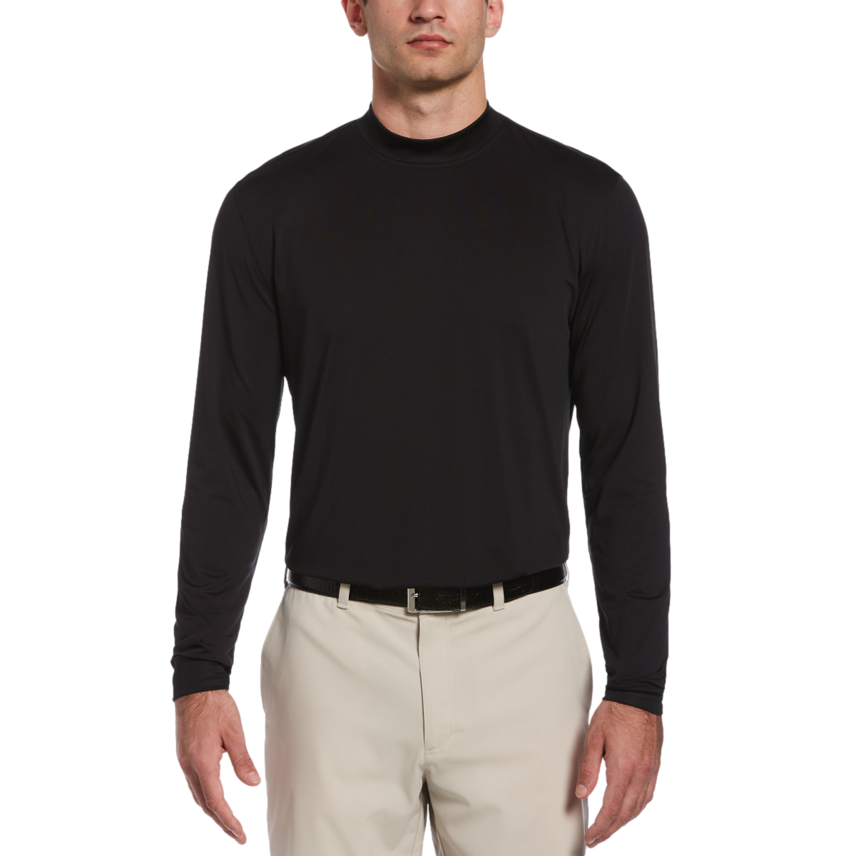 mens short sleeve mock neck golf shirts