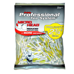 Pride Micro Head White/Yellow 2-3/4&quot; Golf Tee