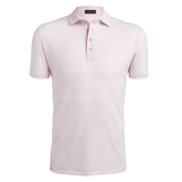 Abstract Spiral Tech Jersey Slim Fit Polo