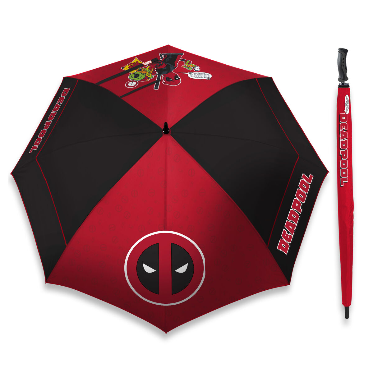 Team Effort Deadpool 62" Windsheer Lite Umbrella PGA TOUR Superstore
