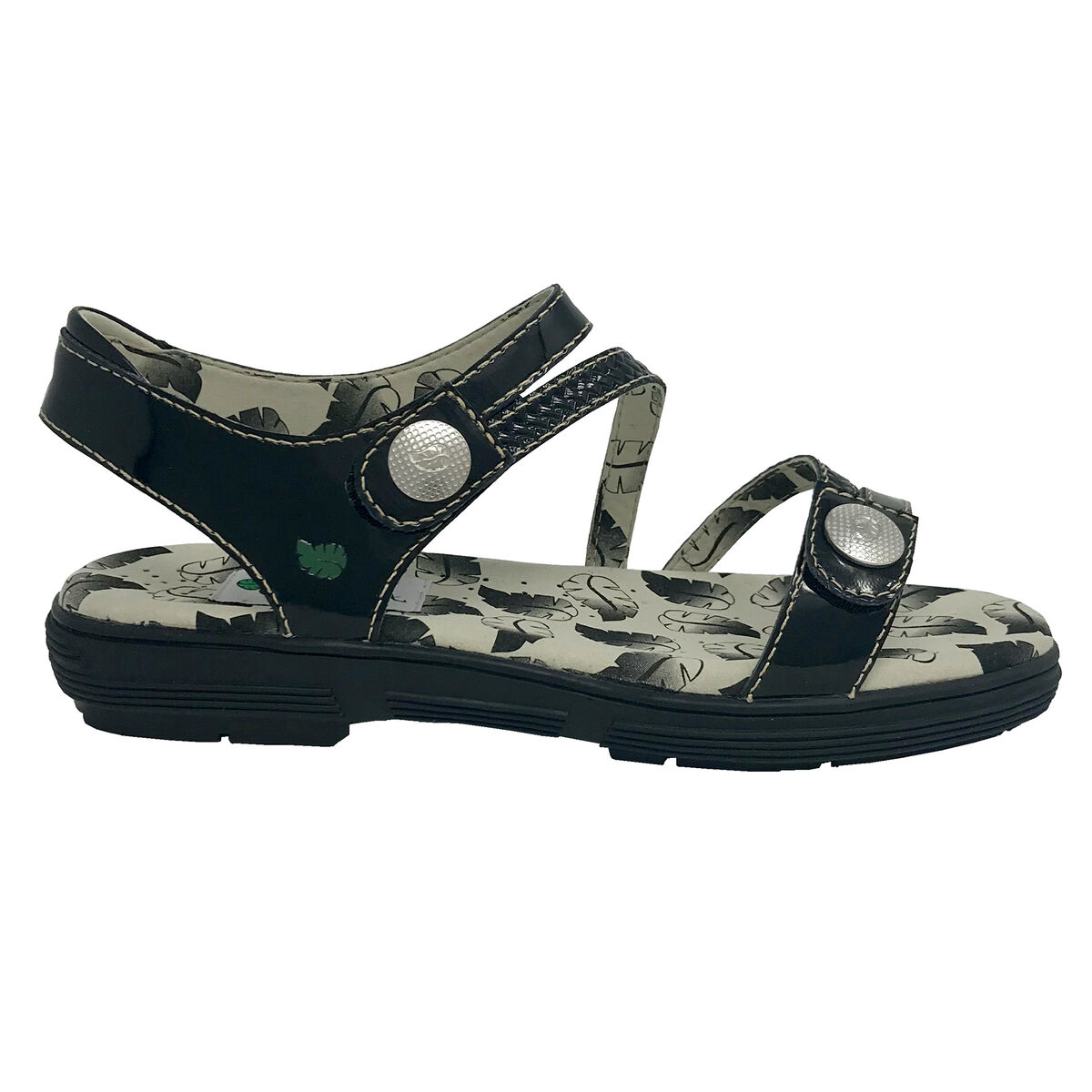 Greenleaf Unity Women's Spikeless Golf Sandal Black PGA TOUR Superstore