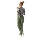 Wild Nature Collection: Arielle Animal Print Quarter Zip Pull Over