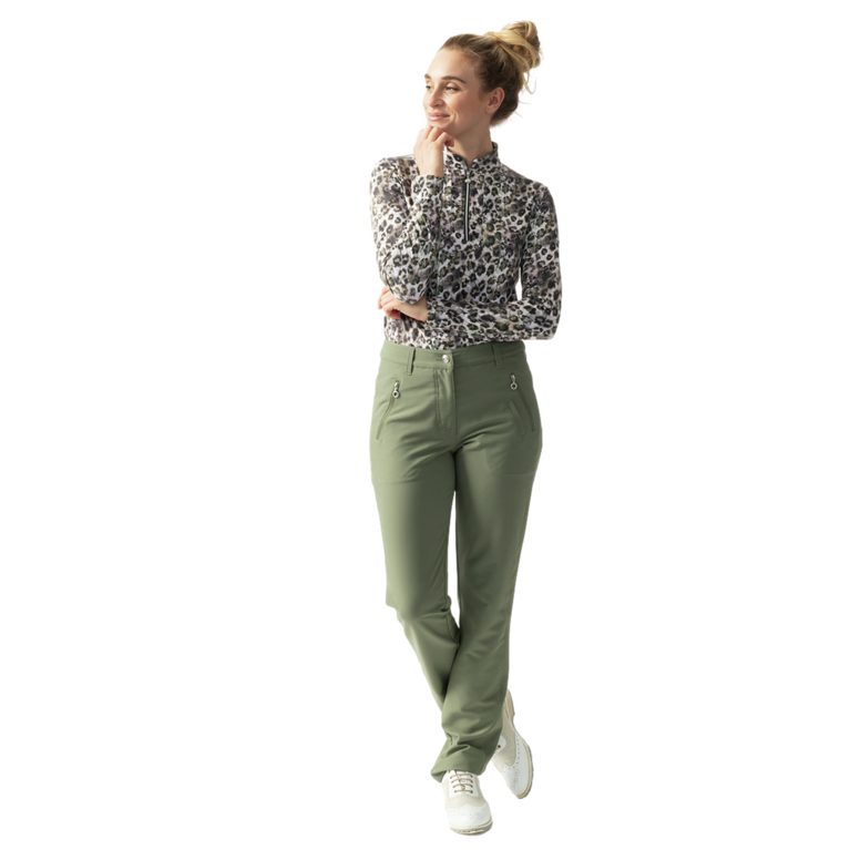 Wild Nature Collection: Arielle Animal Print Quarter Zip Pull Over