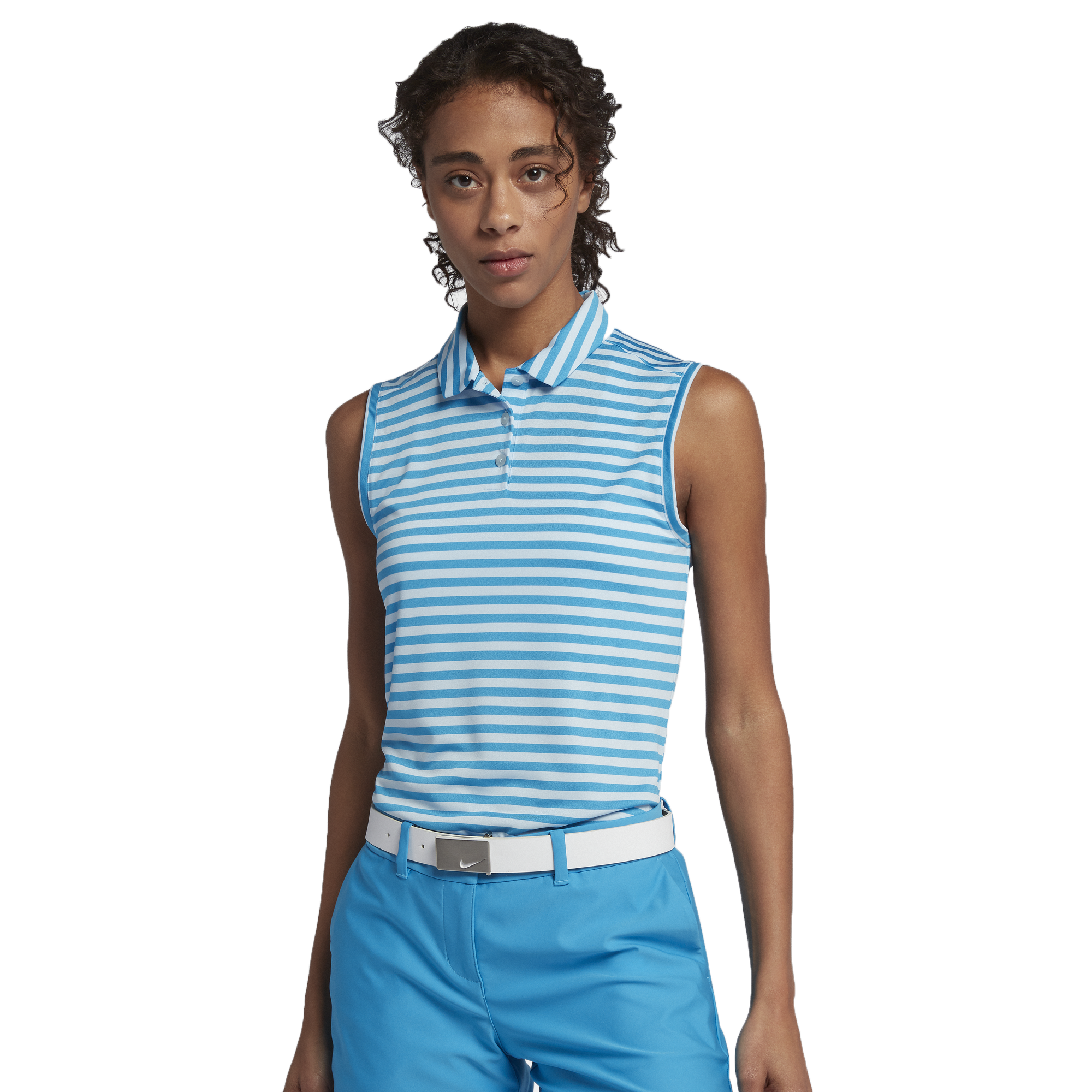 Nike women's dry sleeveless golf polo clearance