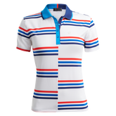 Alternate View 5 of Offset Stripe Short Sleeve Polo Shirt