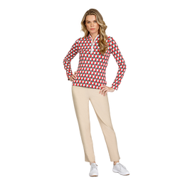 Desert Blooms Collection: Analexa Santorini Quarter Zip Top