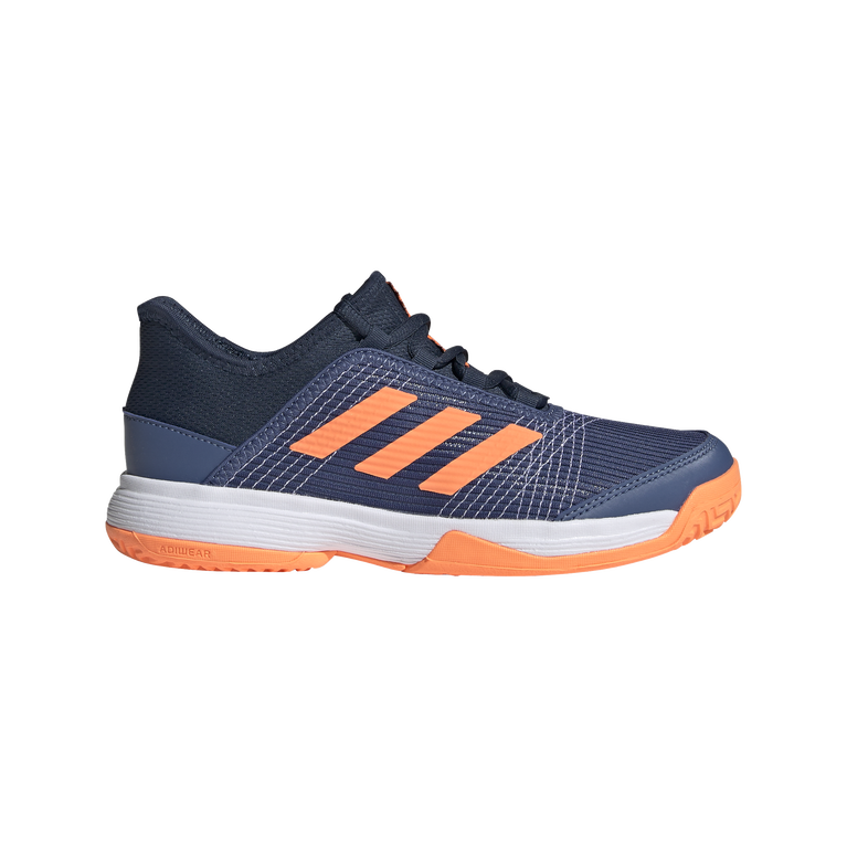 Adidas Adizero Club K Junior Tennis Shoe Navy/Orange PGA TOUR Superstore