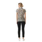 Alternate View 2 of Wild Nature Collection: Arielle Mesh Short Sleeve Polo
