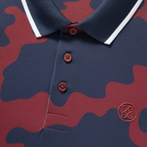 Alternate View 5 of Exploded Camo Rib Collar Tech Jersey Slim Fit Polo