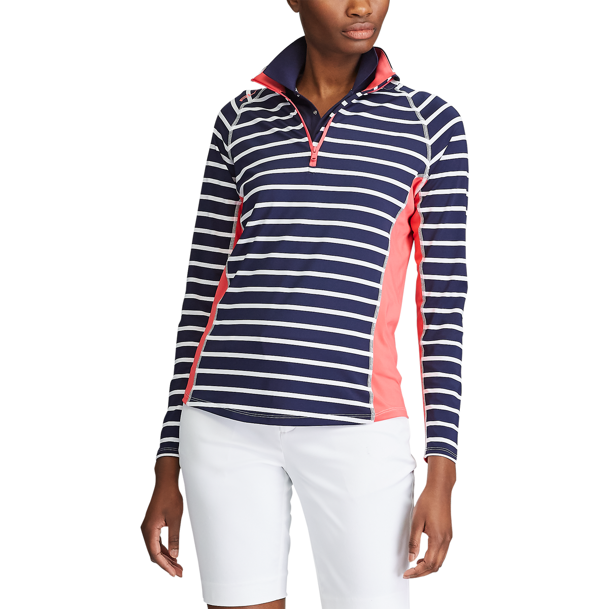 RLX Golf Long Sleeve Striped Quarter Zip Pullover PGA TOUR Superstore
