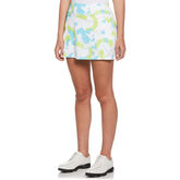 Abstract Printed Mesh 14&quot; Tennis Skort