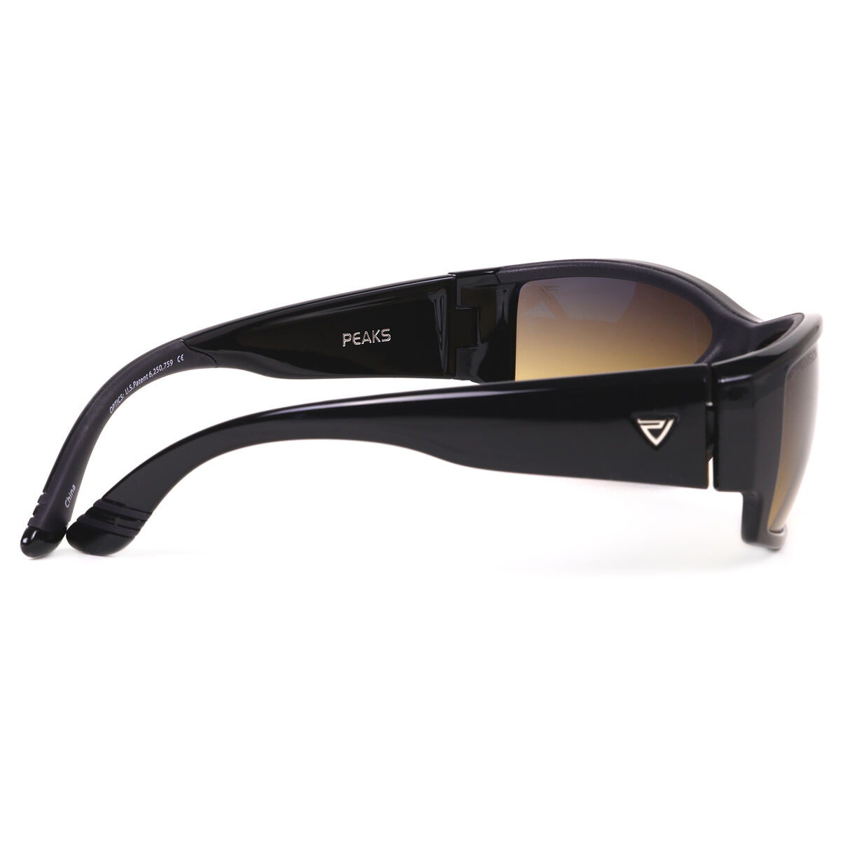 PeakVision LX2 Crystal Black Sports Wrap Sunglasses PGA TOUR Superstore