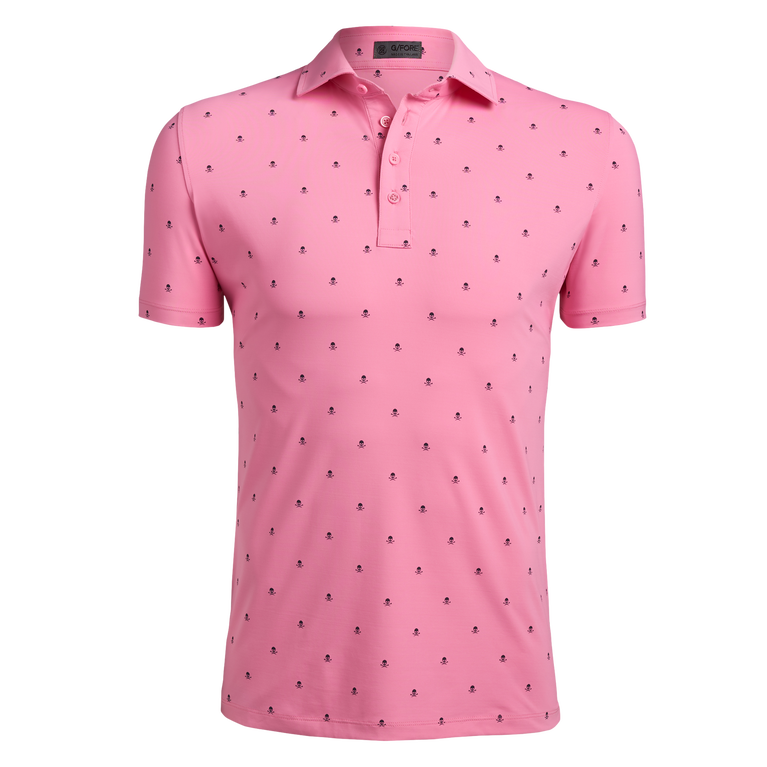 Skull &amp; T&#39;s Ice Nylon Slim Fit Polo