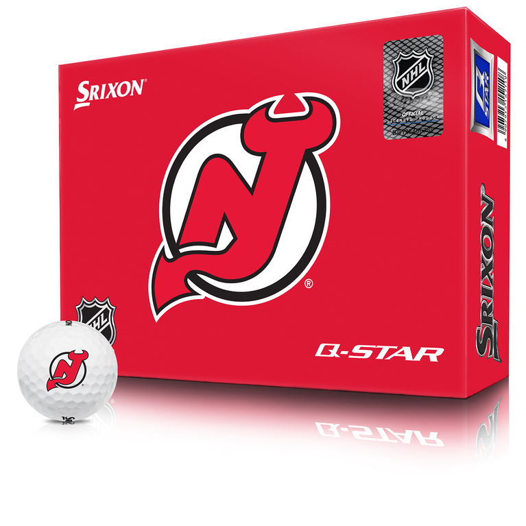 Srixon QSTAR 5 NHL Logo Golf Balls New Jersey Devils PGA TOUR