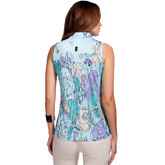 Alternate View 1 of Oasis Collection: Life Print Sleeveless Top