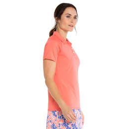 Poppy Run Collection: Solid Short Sleeve Polo Shirt
