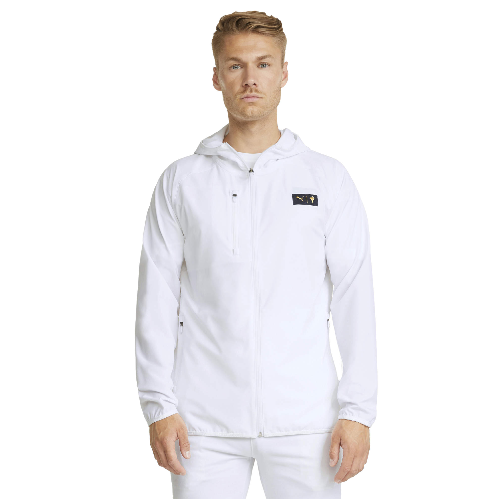 puma packable hooded jacket