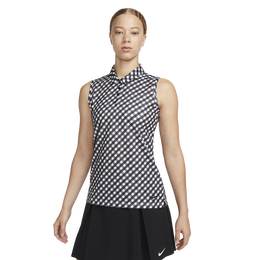 Victory Dri-Fit Gingham Sleeveless Polo