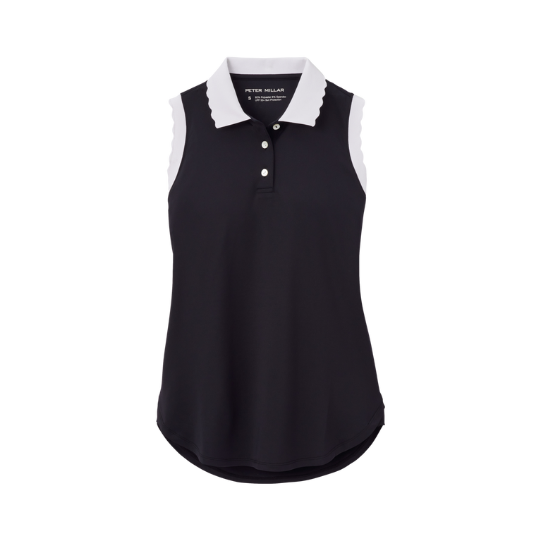 Peter Millar Opal Stretch Women's Sleeveless Jersey Polo Shirt PGA TOUR Superstore