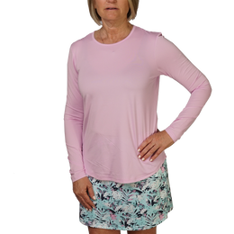 Crew Neck Women&#39;s Long Sleeve Top