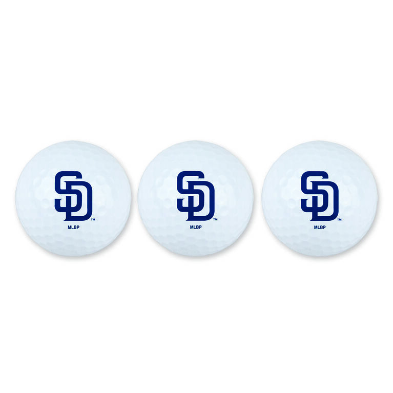 Team Effort San Diego Padres Golf Ball 3 Pack
