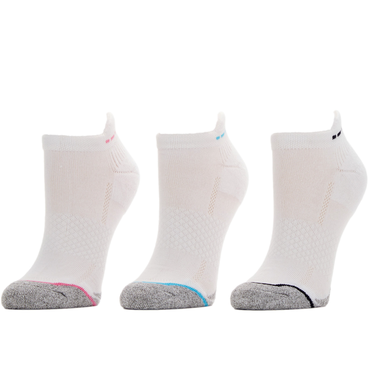 PGA TOUR Ladies Contour Stripe Low Cut Golf Socks, 3Pack PGA TOUR
