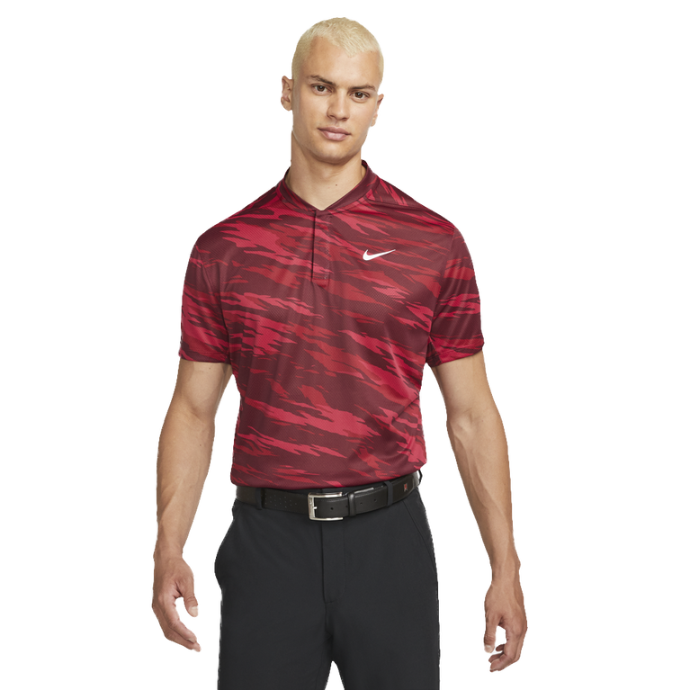 Tiger woods collarless golf store shirts