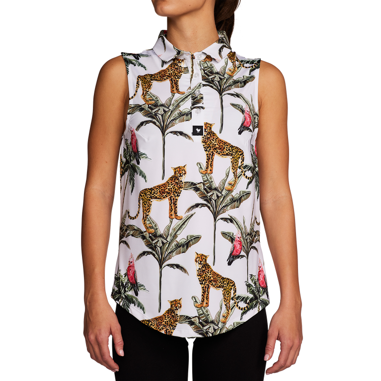 Wildlife Sleeveless Polo Shirt