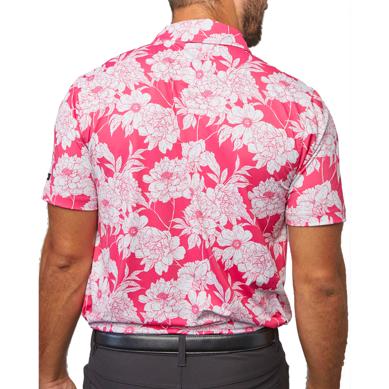 Bad Birdie Lalaland Short Sleeve Floral Polo PGA TOUR Superstore
