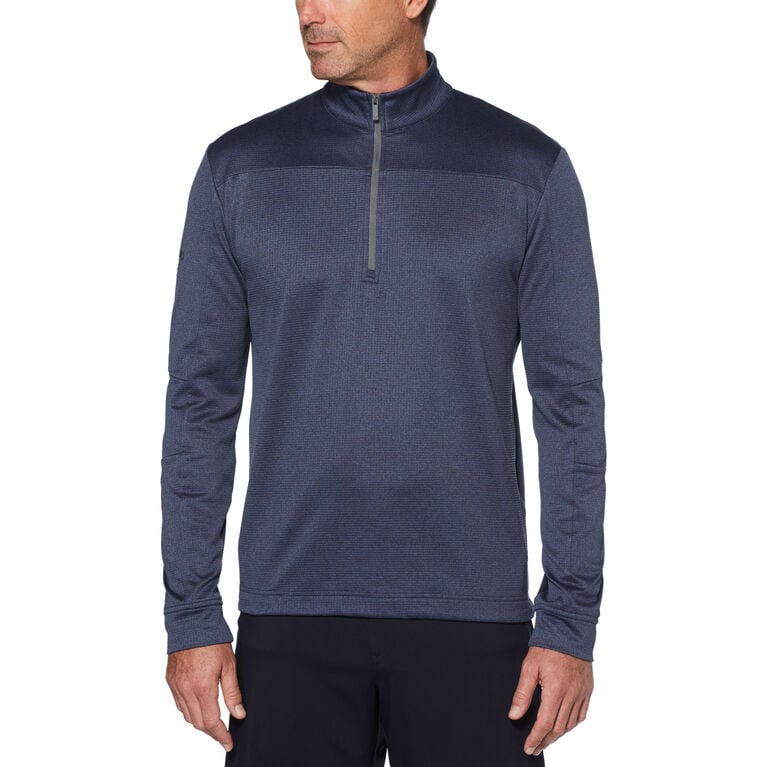 Callaway Thermal Waffle Fleece Quarter Zip Mid Layer Pullover | PGA