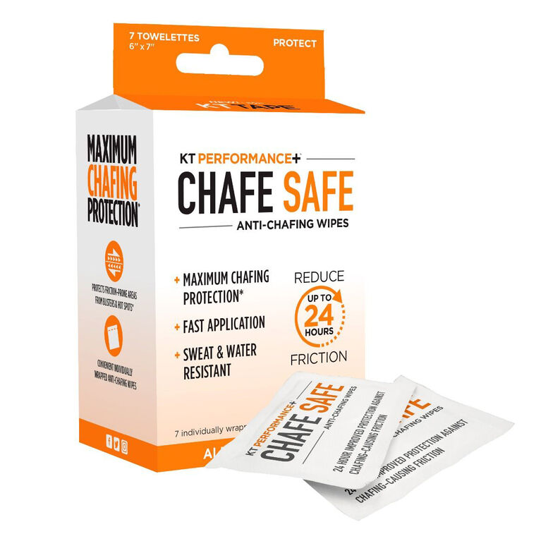 KT Performance+ Chafe Safe Anti-Chafing Wipes
