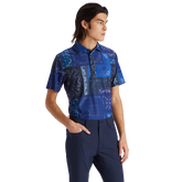 Alternate View 1 of Bandana Tech Piqu&eacute; Slim Fit Polo