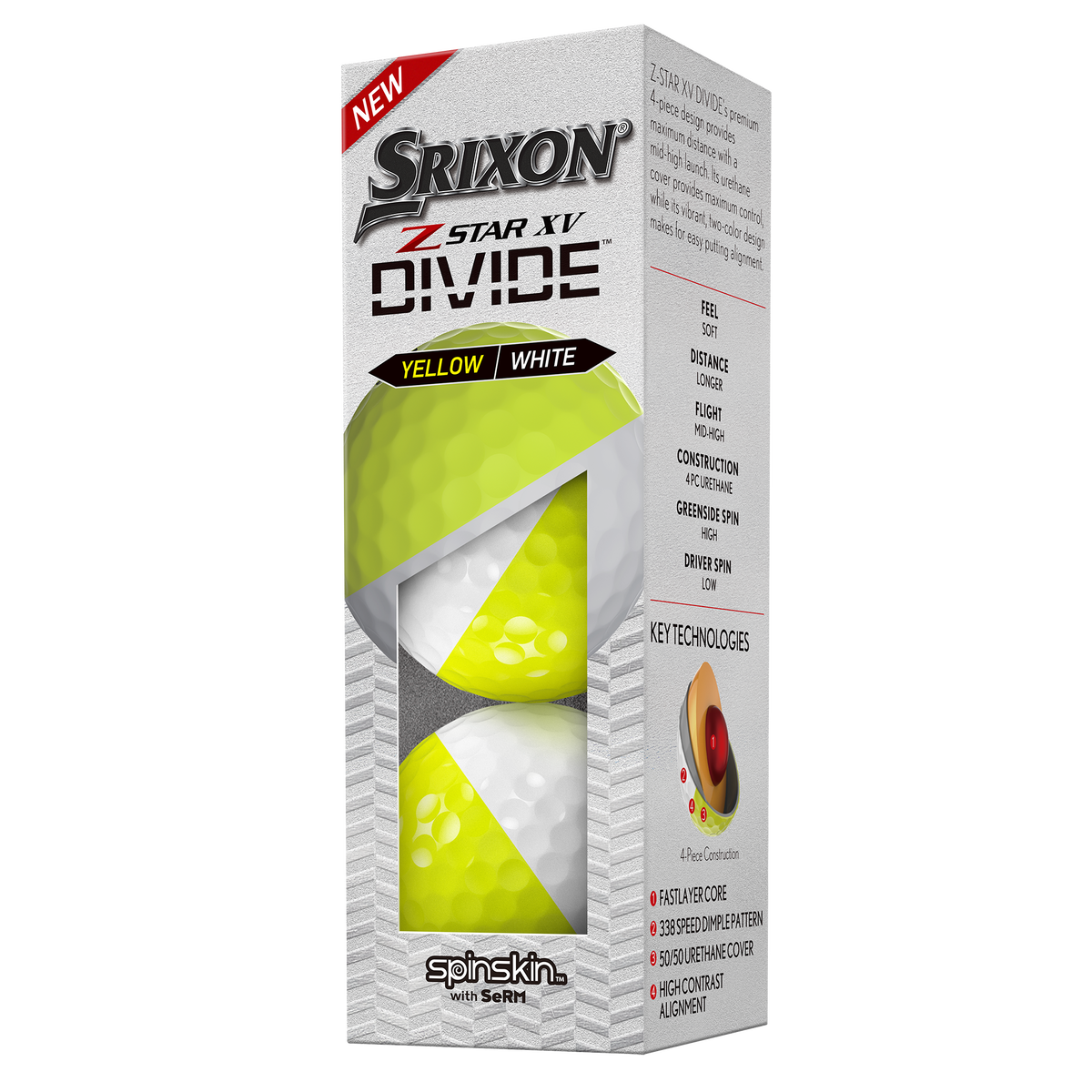 Srixon ZSTAR XV DIVIDE Golf Balls PGA TOUR Superstore
