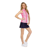 Alternate View 2 of Soaring Symphony Collection: Electa Spotted Doe Sleeveless Top