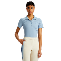 Contrast Tech Nylon Short Sleeve Polo Shirt
