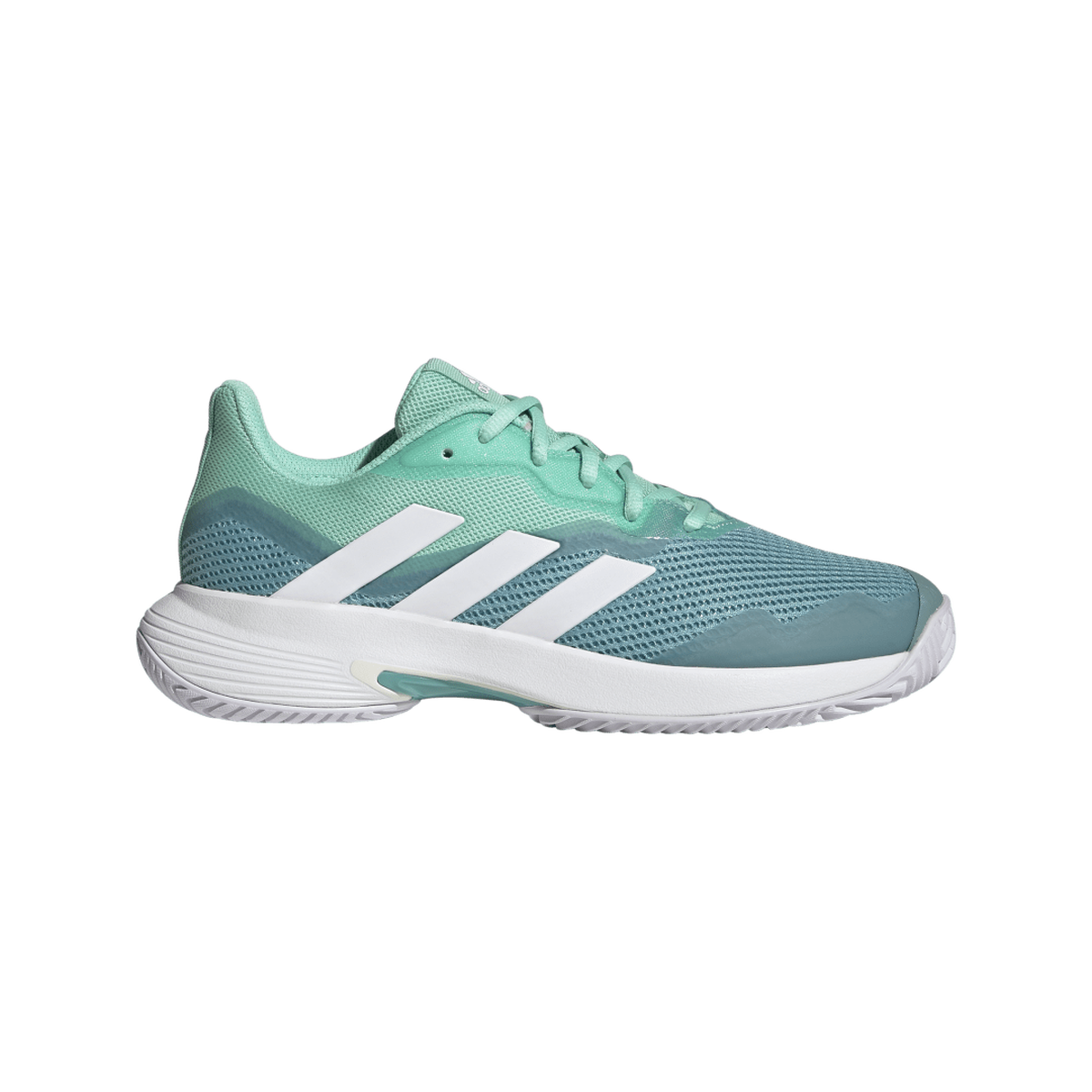 adidas CourtJam Control 22 Women's Tennis Shoe Green/White PGA TOUR