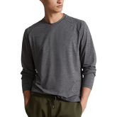 Classic Fit Stretch Micro-Mesh Long Sleeve T-Shirt
