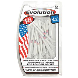 Professional Tee System 3-1/4 inch USA Golf Tees 30 Pack