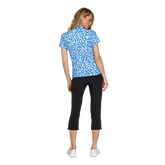 Alternate View 5 of Palm Voyage Collection: Nika Leo Print Short Sleeve Top