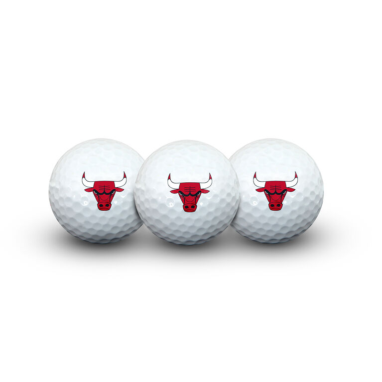 Team Effort Chicago Bulls Golf Ball Pack of 3