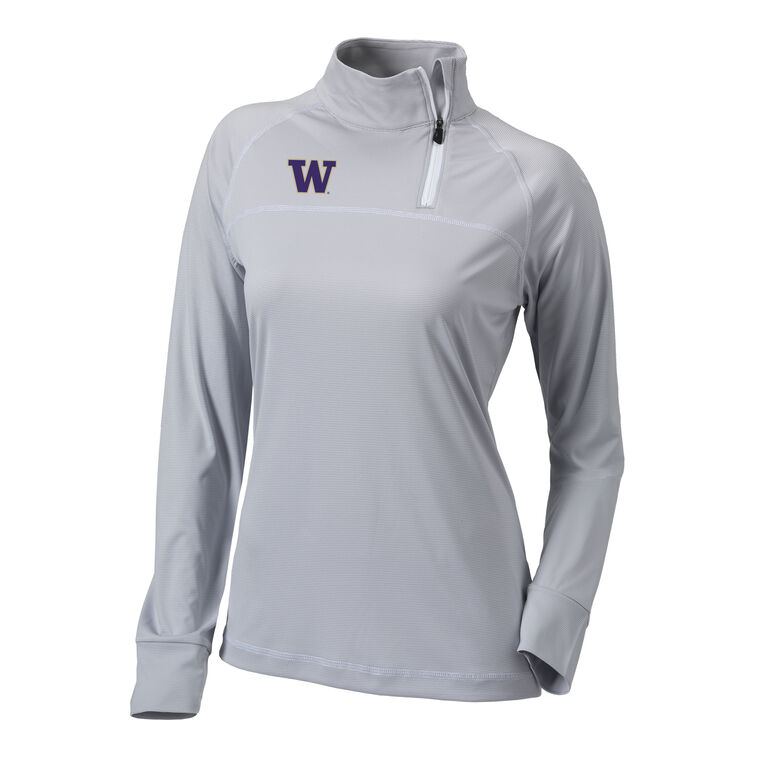 Columbia Washington Huskies Omni Wick Women's Quarter Zip Pullover