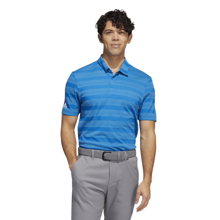 Adidas Two-Color Striped Polo Shirt | PGA TOUR Superstore
