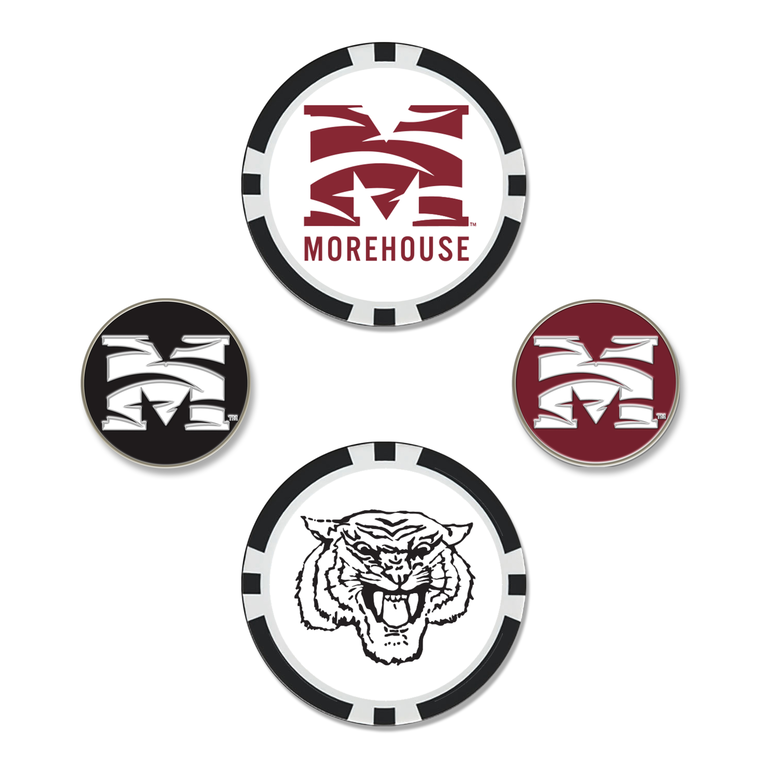 Morehouse College Maroon Tigers Ball Marker Set