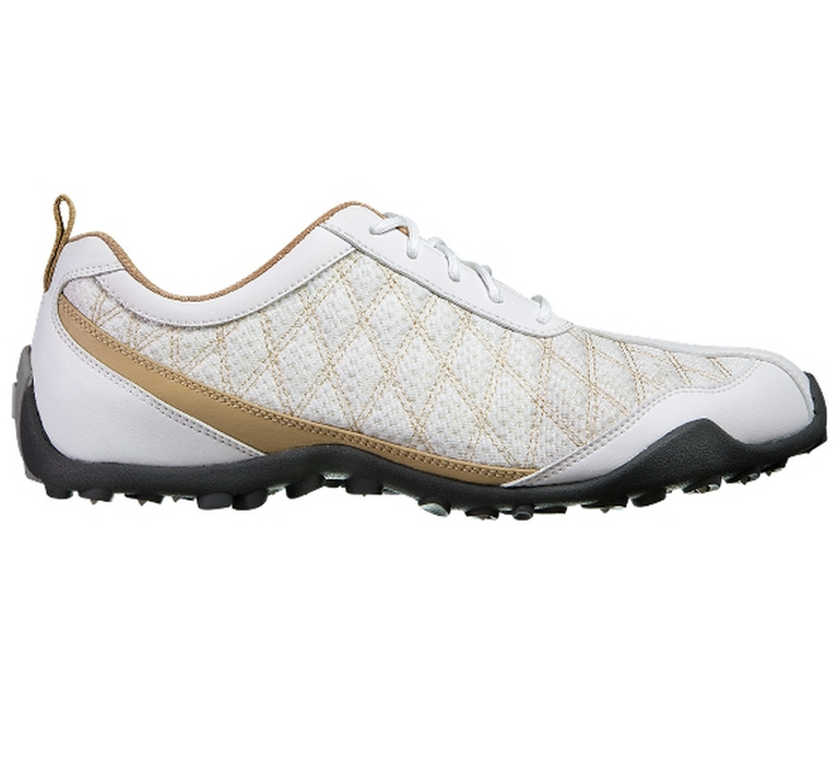 FootJoy Superlites Women's Golf Shoe White/Tan PGA TOUR Superstore