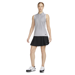 Dri-FIT Victory Women&#39;s Striped Sleeveless Polo Shirt