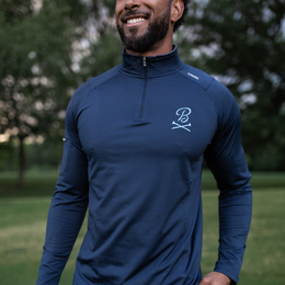 UNRL X Barstool Golf Crossed Tees Elite Quarter Zip II
