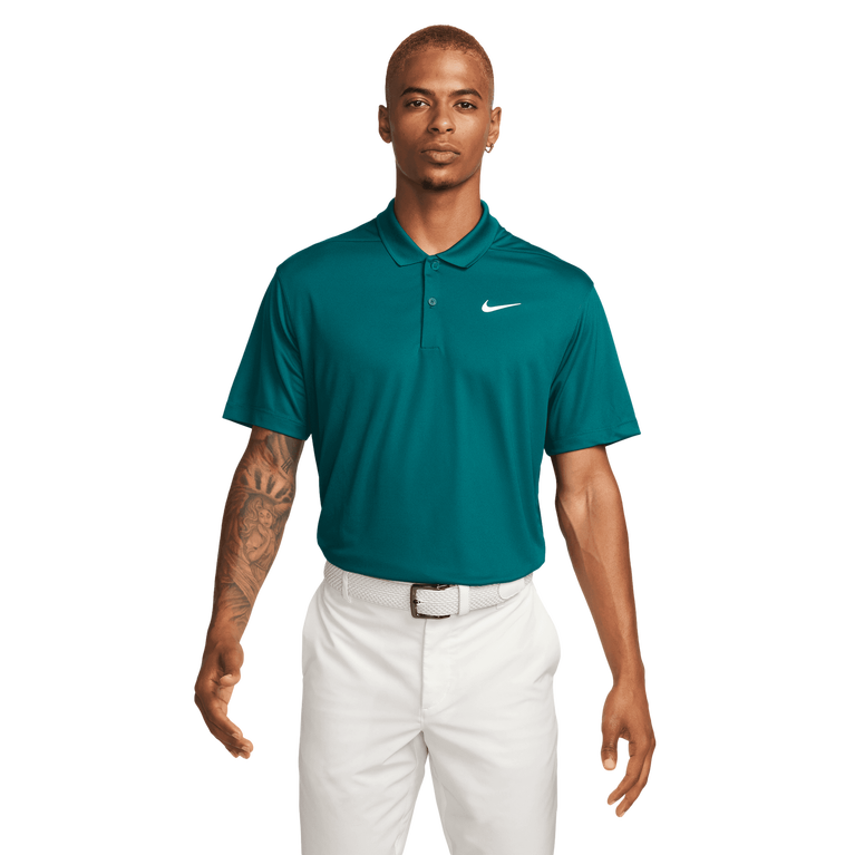 teal nike golf shirt